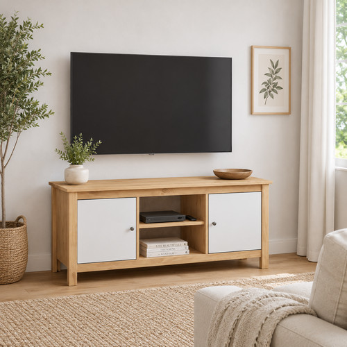 Madrid pine stand - tv,